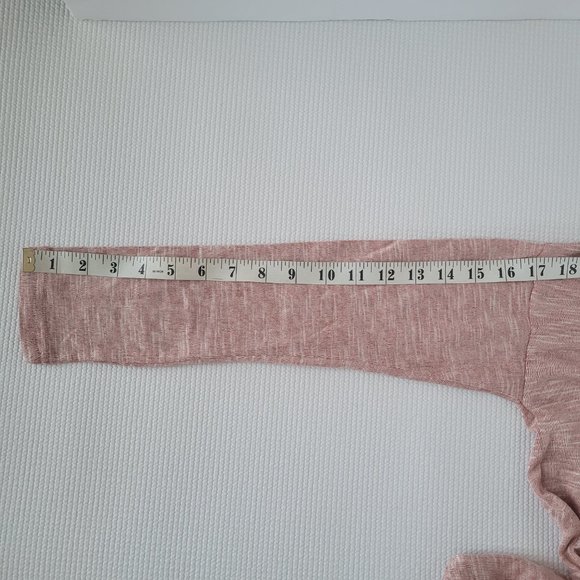 Very J Tunic Oversized Women's Medium Cowl Neck Pink Rust Women's Lagenlook - Picture 10 of 13